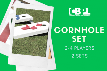Cornhole set, 2 to 4 players